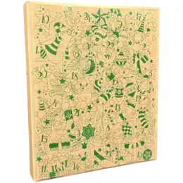 Printed Advent Calendar Kraft Front